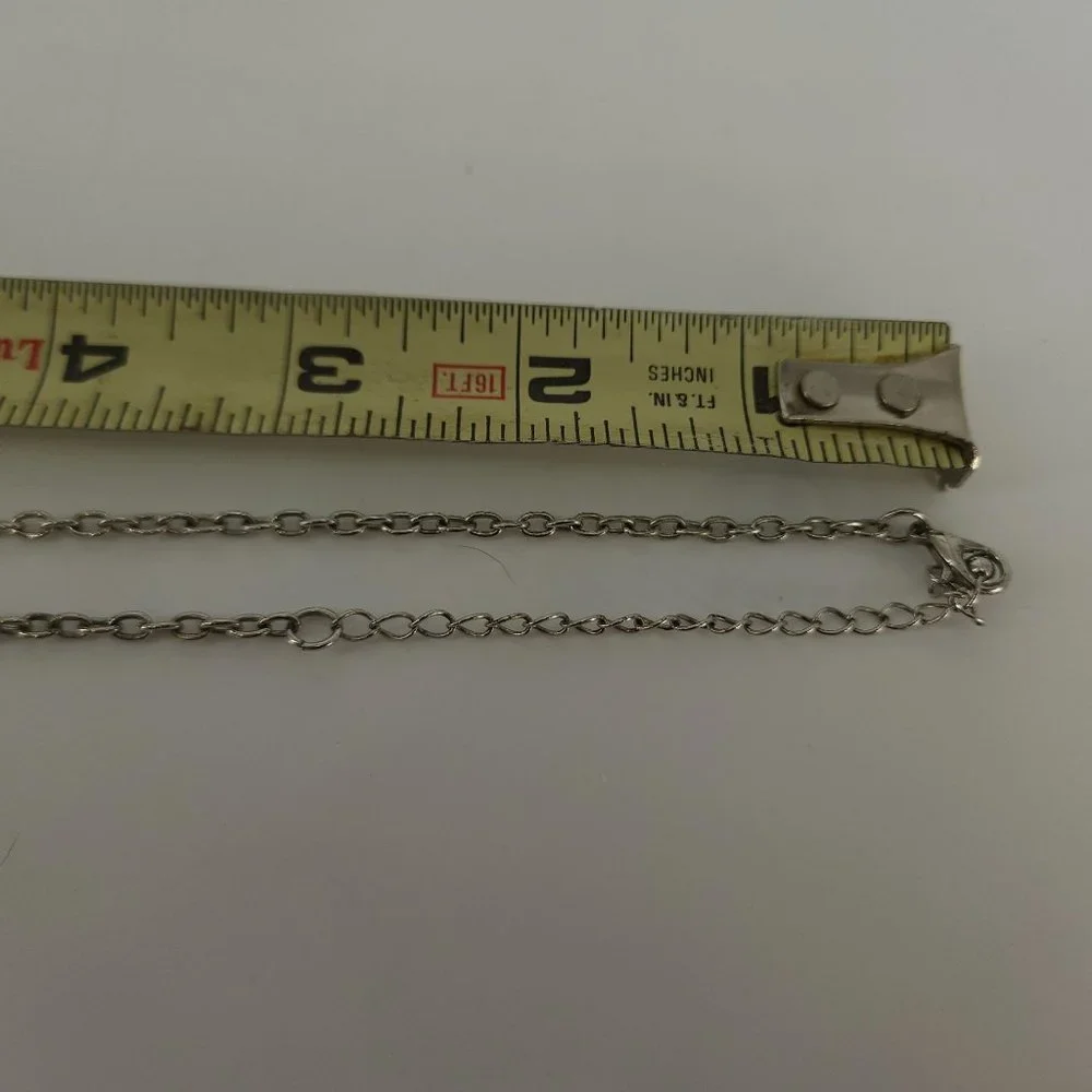 Skull Skeleton Jointed Pendant Necklace Stainless Steel 28" Rock Metal Bike Goth - Picture 8 of 8